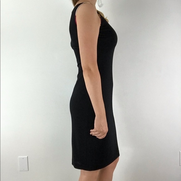 VINTAGE David Meister Black Sleeveless Mini Dress - Picture 2 of 15